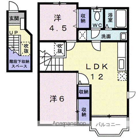 和歌山県和歌山市布引 紀三井寺駅 2LDK アパート 賃貸物件詳細