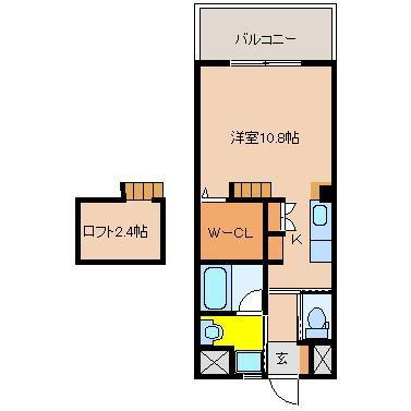 パロスバーデス　ＡＰＴ 4階 ワンルーム 賃貸物件詳細