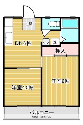 パナハイツ 1階 2DK 賃貸物件詳細