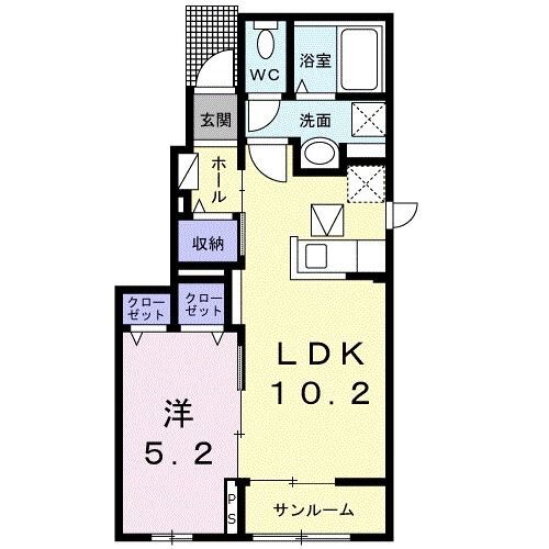 香川県高松市木太町 木太町駅 1LDK アパート 賃貸物件詳細