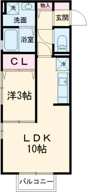 福岡県北九州市八幡西区三ツ頭２ 折尾駅 1LDK アパート 賃貸物件詳細