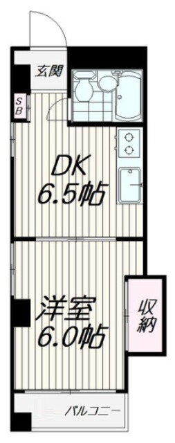 東京都品川区戸越６ 中延駅 1DK マンション 賃貸物件詳細