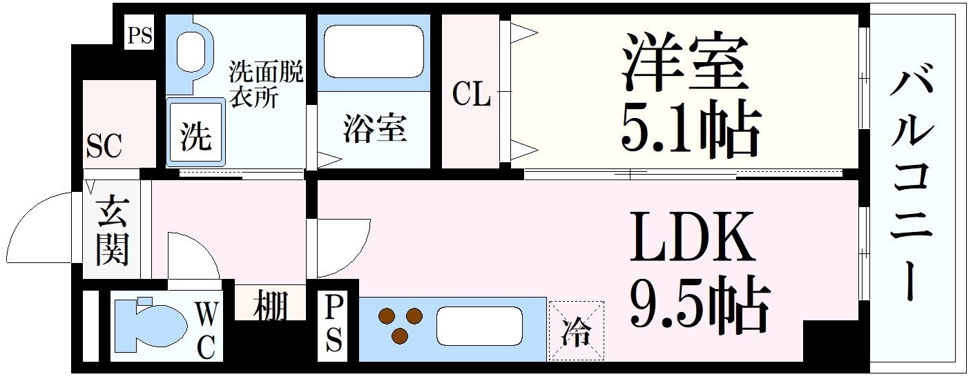 兵庫県西宮市深津町 西宮北口駅 1LDK マンション 賃貸物件詳細