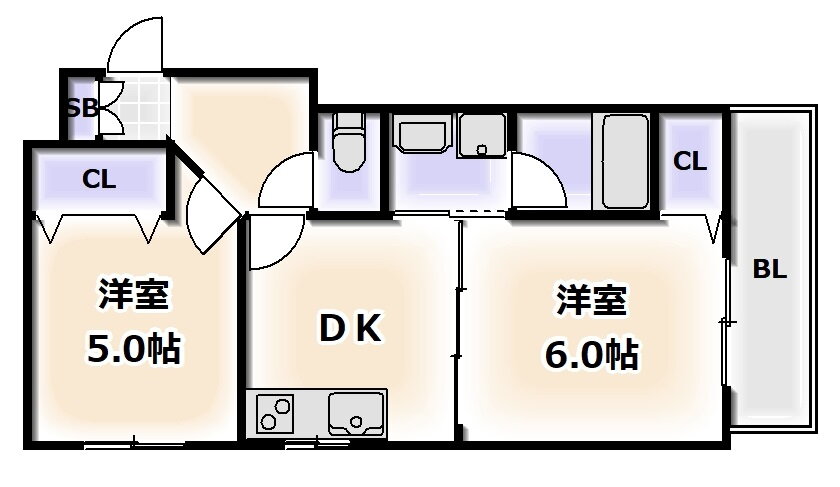 大阪府大阪市浪速区元町３ 大国町駅 2DK マンション 賃貸物件詳細