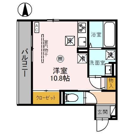群馬県高崎市あら町 高崎駅 ワンルーム アパート 賃貸物件詳細