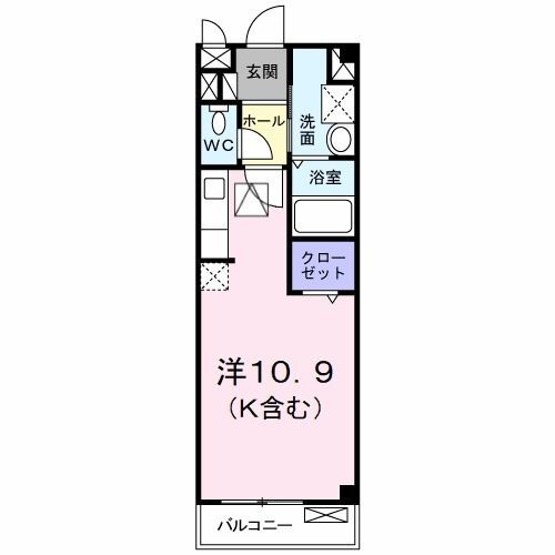 メゾン長岡 1階 ワンルーム 賃貸物件詳細