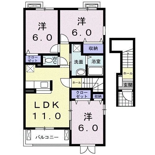 埼玉県入間市大字新光 仏子駅 3LDK アパート 賃貸物件詳細