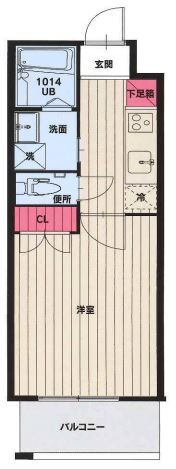 ＣＬＵＢ　ＯＲＩＥＮＴ　ＢＬＤ　Ｎｏ．１０２ 9階 1K 賃貸物件詳細