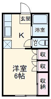 千葉県四街道市みのり町 四街道駅 1K アパート 賃貸物件詳細