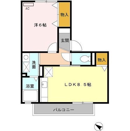 大阪府泉大津市池浦町３ 泉大津駅 1LDK アパート 賃貸物件詳細