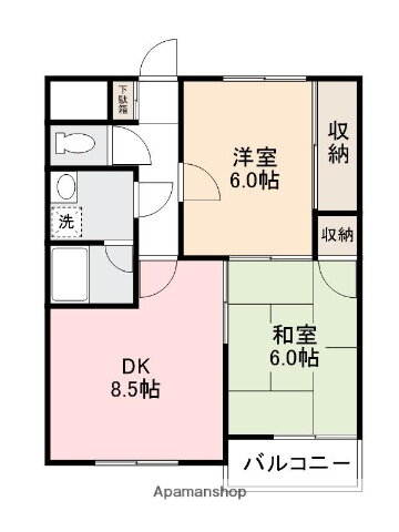 香川県高松市室新町 三条駅 2DK マンション 賃貸物件詳細