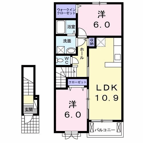 徳島県徳島市川内町北原 徳島駅 2LDK アパート 賃貸物件詳細