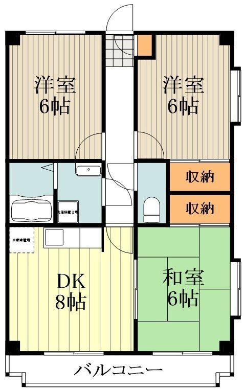 東京都青梅市野上町３ 河辺駅 3DK マンション 賃貸物件詳細