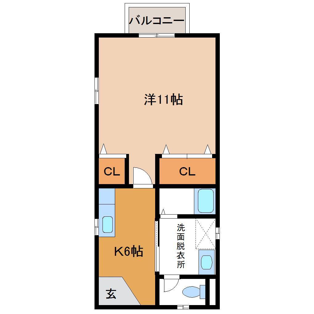 大分県宇佐市大字樋田 1K アパート 賃貸物件詳細