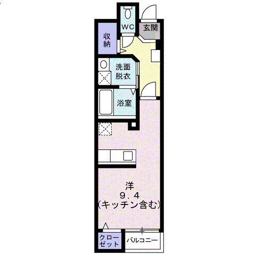 富山県富山市太郎丸西町１ 小泉町駅 ワンルーム アパート 賃貸物件詳細