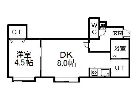 北海道札幌市豊平区美園二条５ 美園駅 1DK アパート 賃貸物件詳細