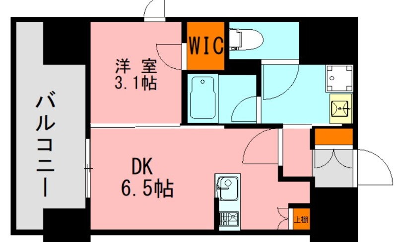 福岡県福岡市博多区美野島３ 博多駅 1DK マンション 賃貸物件詳細