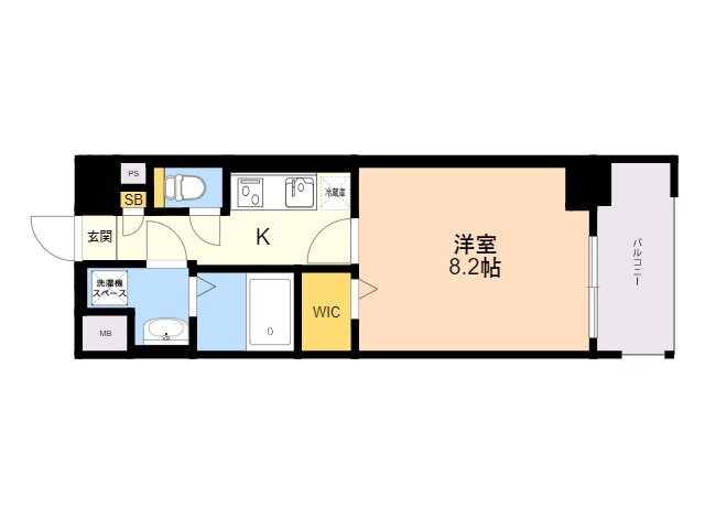 福岡県福岡市早良区荒江２ 茶山駅 1K マンション 賃貸物件詳細