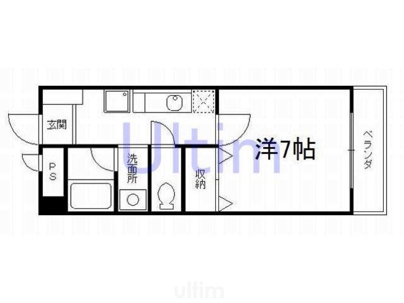 京都府京都市伏見区桃山町金井戸島 中書島駅 1K マンション 賃貸物件詳細