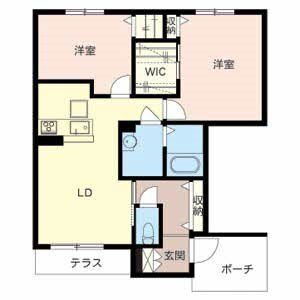 大阪府柏原市法善寺２ 法善寺駅 2LDK アパート 賃貸物件詳細