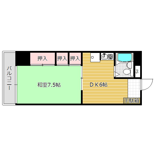 静岡県静岡市葵区梅屋町 新静岡駅 1DK マンション 賃貸物件詳細