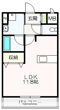 ソレイユａ 2階 ワンルーム 賃貸物件詳細