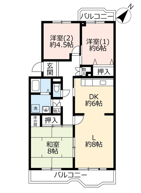 ＵＲ名谷公園前 5階 3LDK 賃貸物件詳細