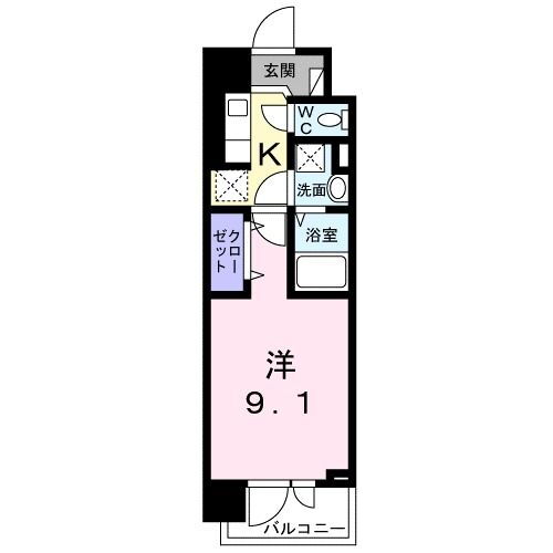 神奈川県平塚市宝町 平塚駅 1K マンション 賃貸物件詳細