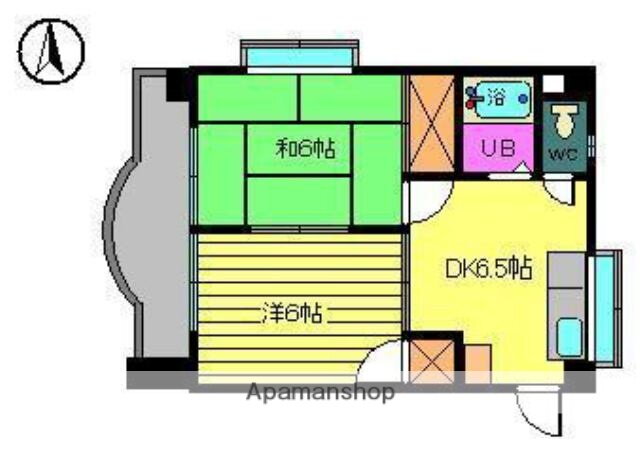 愛媛県松山市山越１ 本町六丁目駅 2DK マンション 賃貸物件詳細