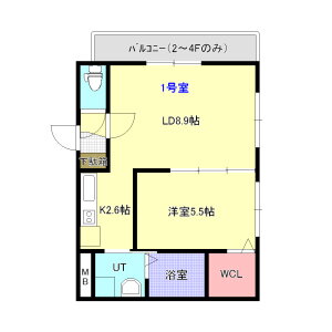 北海道札幌市豊平区豊平五条５ 学園前駅 1LDK マンション 賃貸物件詳細
