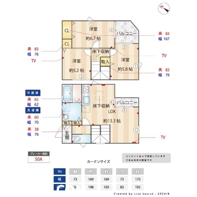 福岡県福岡市中央区小笹３ 桜坂駅 3LDK 一戸建て 賃貸物件詳細