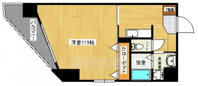 福岡県福岡市中央区白金１ 薬院駅 1K マンション 賃貸物件詳細