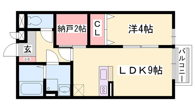 兵庫県姫路市飾磨区英賀清水町３ 西飾磨駅 1SLDK アパート 賃貸物件詳細