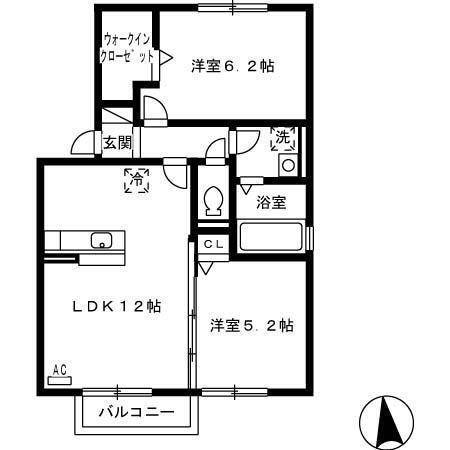 宮崎県宮崎市桜ケ丘町 宮崎駅 2LDK アパート 賃貸物件詳細