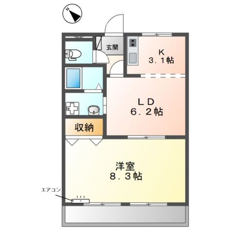 千葉県野田市なみき２ 川間駅 1LDK アパート 賃貸物件詳細
