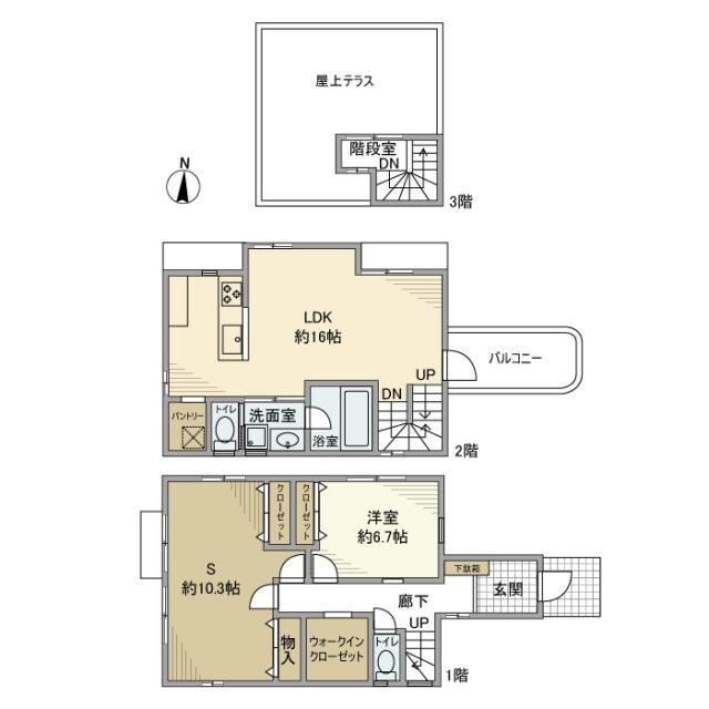 東京都杉並区桃井１ 荻窪駅 1SLDK 一戸建て 賃貸物件詳細