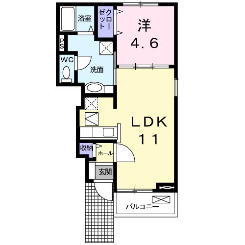 大阪府泉佐野市中町４ 羽倉崎駅 1LDK アパート 賃貸物件詳細