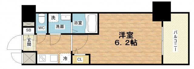 大阪府大阪市西区川口３ 阿波座駅 1K マンション 賃貸物件詳細