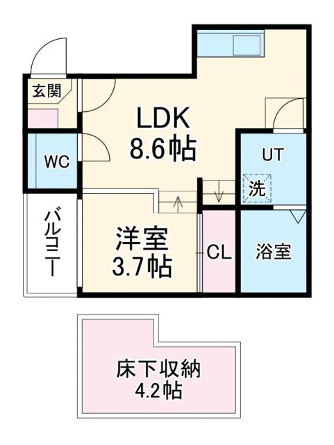 Ｃｌａｉｒ　Ｐｌａｇｅ 1階 1LDK 賃貸物件詳細