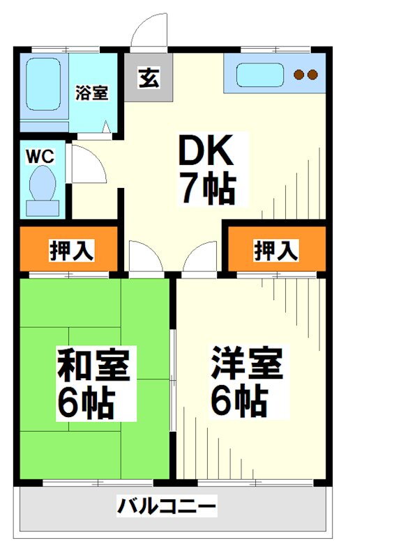 東京都調布市下石原３ 西調布駅 2DK アパート 賃貸物件詳細