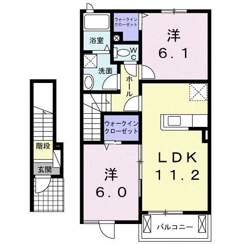 熊本県八代市鏡町内田 有佐駅 2LDK アパート 賃貸物件詳細