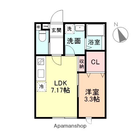（仮称）魚津市本新町アパート 2階 1LDK 賃貸物件詳細
