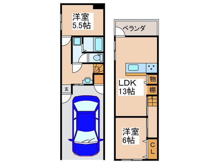 大阪府堺市東区菩提町５ 初芝駅 2LDK 一戸建て 賃貸物件詳細