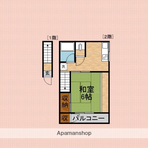 埼玉県ふじみ野市仲２ ふじみ野駅 1K アパート 賃貸物件詳細