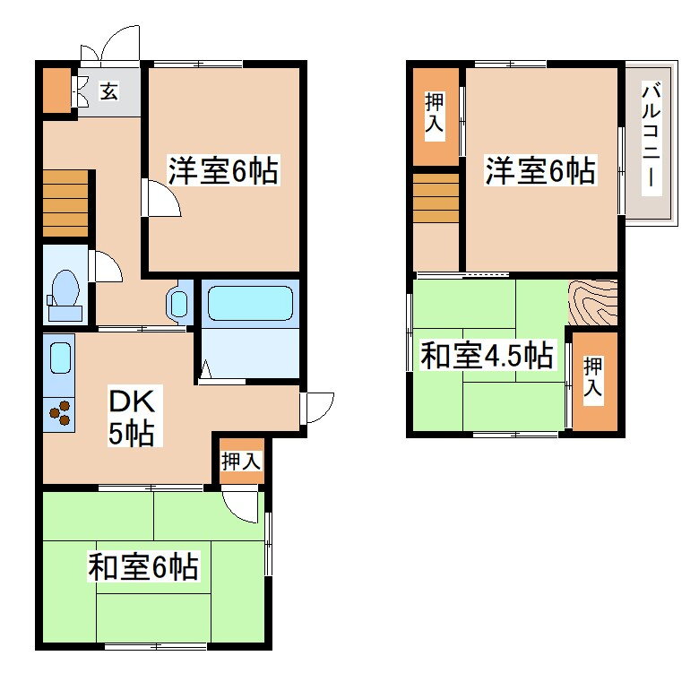 兵庫県明石市東朝霧丘 大蔵谷駅 4DK 一戸建て 賃貸物件詳細