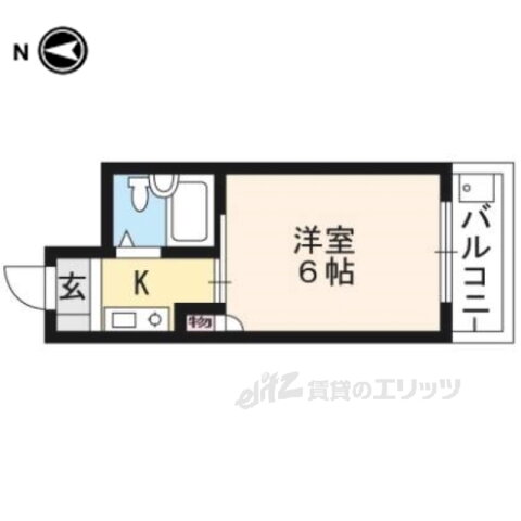 京都府京都市左京区北白川堂ノ前町 茶山・京都芸術大学駅 1K マンション 賃貸物件詳細