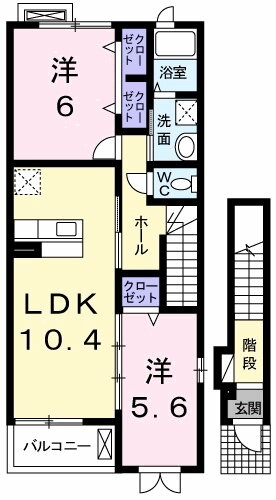 兵庫県神戸市西区玉津町新方 明石駅 2LDK アパート 賃貸物件詳細