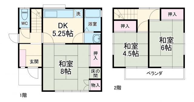 加須市土手貸家 3DK 賃貸物件詳細