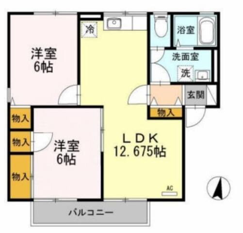 兵庫県姫路市書写 姫路駅 2LDK アパート 賃貸物件詳細