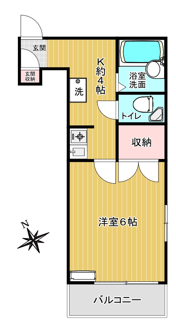 神奈川県川崎市中原区苅宿 元住吉駅 1K マンション 賃貸物件詳細